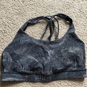 Size 10 lululemon energy bra. Used but like new condition, lots of support.